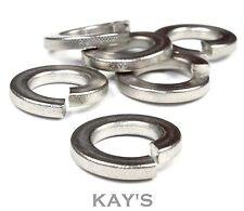 SPRING COIL WASHERS A4 MARINE GRADE STAINLESS STEEL, LOCK, SPIRAL M2 - M30
