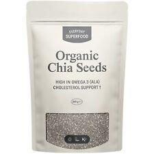 Organic Chia Seeds Raw and Natural Chia Seeds Certified Organic Vegan & Kosher