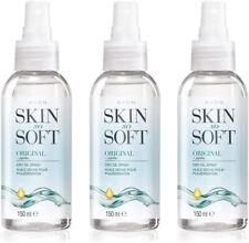 3 x Avon Skin So Soft Original Dry Oil Anti Mosquito Spray