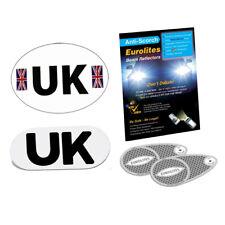 Anti-Scorch Headlamp Beam Deflectors Convertors Head Light or UK Plate Brexit