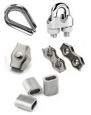 Wire Rope Clamp Thimble Simplex Duplex U bolt Grip Clips 316 A4 stainless steel
