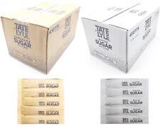 Sugar Individual Sticks Sachets White and Brown Demerara Granulated Tate & Lyle