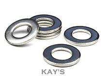 FLAT WASHERS FORM A TO FIT METRIC SCREWS AND BOLTS ZINC PLATED THICK STEEL BZP