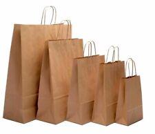 Brown Paper Bags With Handles Party and Gift Carrier / Twist Handle Paper Bags
