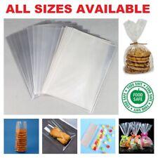 CLEAR CELLOPHANE SWEET GIFT CELLO DISPLAY BAGS CANDY CAKES POP KIDS PARTY TREATS