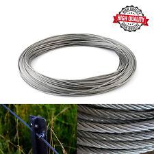 1mm 1.5mm 2mm 3mm 4mm 5mm 6mm GALVANISED STEEL WIRE ROPE METAL CABLE HIGH QUALIT
