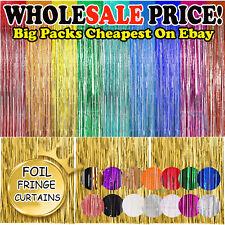 2M WHOLESALE FOIL FRINGE TINSEL BACKDROP CURTAIN DOOR BIRTHDAY PARTY DECORATION