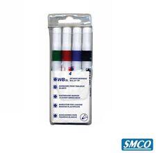4 ASSORTED DRY WIPE White Board MARKER PENS Green Red Blue Black WHOLESALE PRICE
