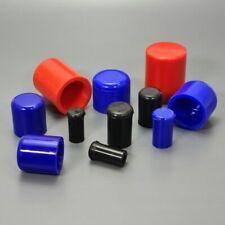 Silicone Blanking Plugs End Cap Pipe Finisher  4mm - 25mm ID Sizes 3 Colours