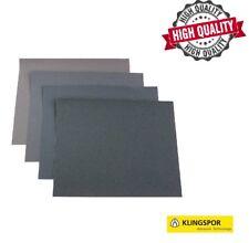 HIGH QUALITY WET AND DRY SANDPAPER 60 - 7000 GRIT KLINGSPOR SAND PAPER A4 SIZE