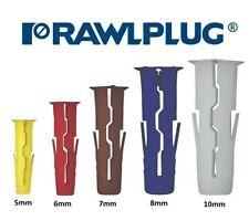 Rawlplug UNO Universal Wall Rawl Plug Fixings Anchors 5mm, 6mm, 7mm, 8mm & 10mm