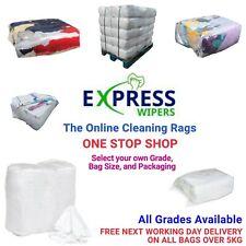 Cleaning Rags / Wipers / Cloths - ONE STOP SHOP - Select Your Grade & Bag Size