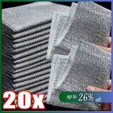 20X Multipurpose Wire Dishwashing Rags Scouring Washing Cloth for House Kitchen