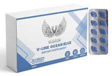 20 x 100mg V Line OceanBlue Tablets For Men - Vegron Ltd