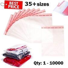 CLEAR CELLOPHANE BAGS CELLO SELF SEAL LARGE SMALL FOR SWEET CARDS A4 C5 A5 5 x 7